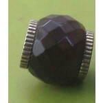 Brighton Abc Glass Bead: brown