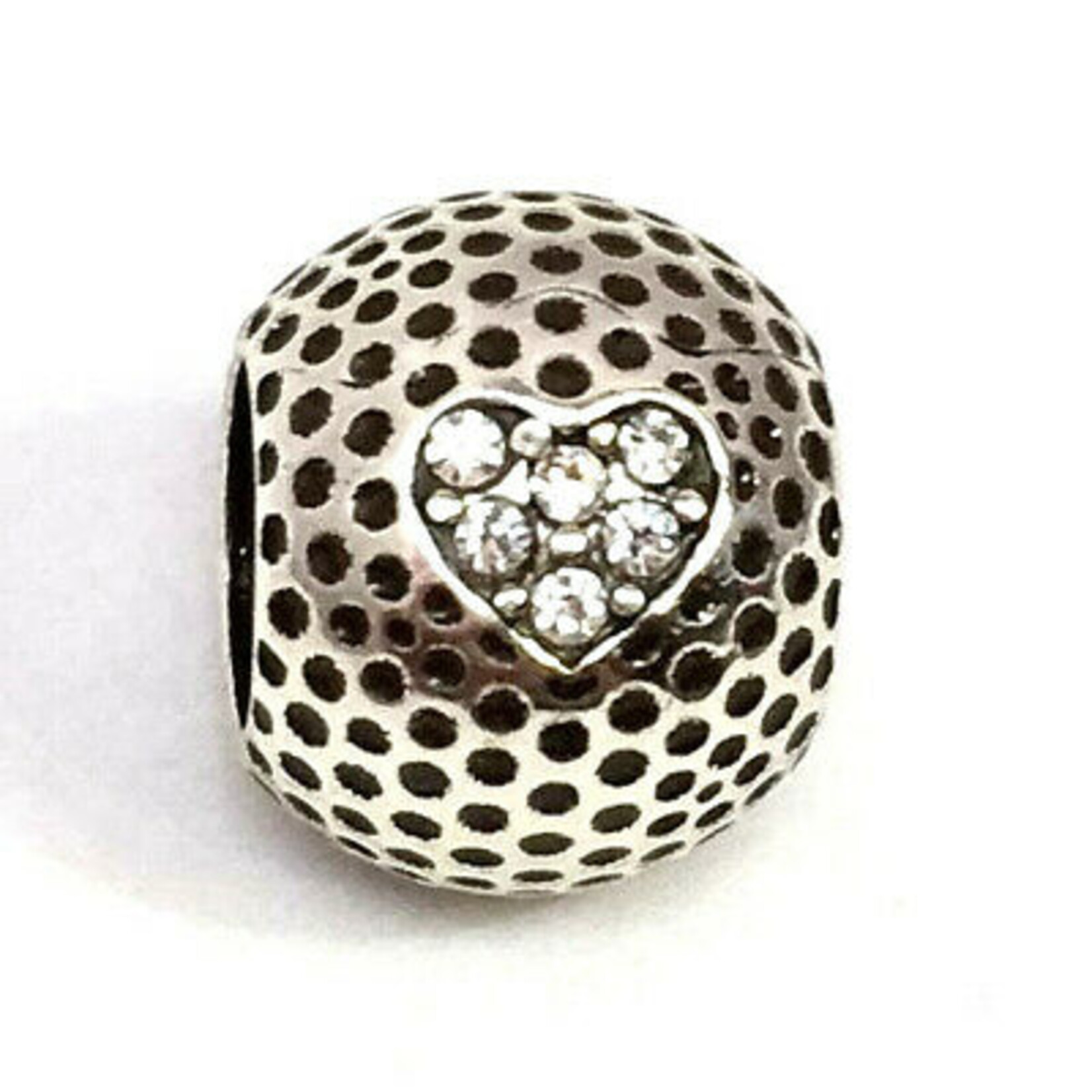 Brighton Golf Ball Bead: silver