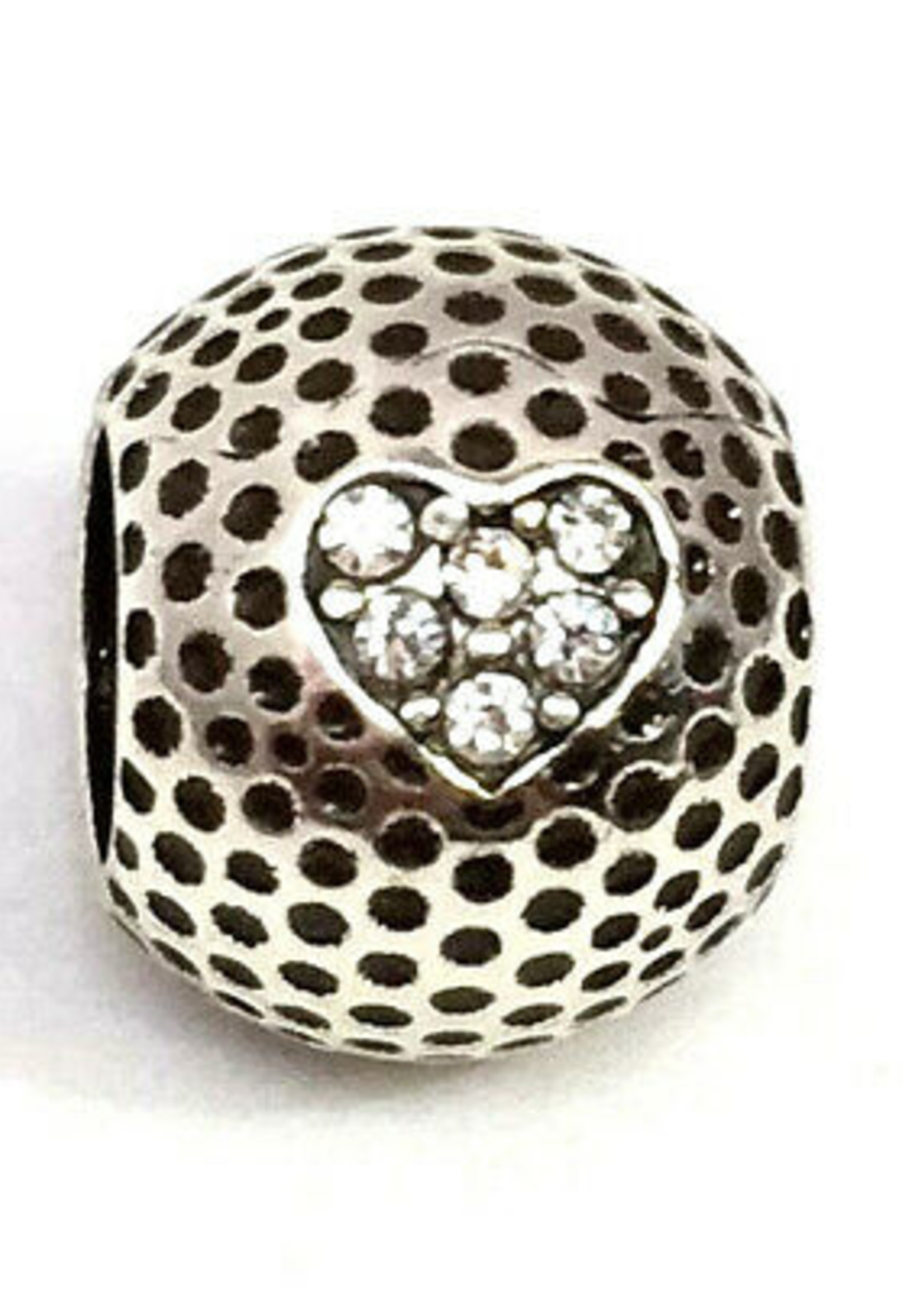 Brighton Golf Ball Bead: silver