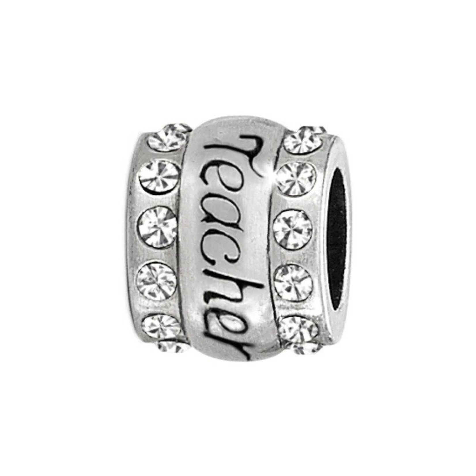Brighton Teacher Bead: silver