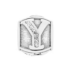 Brighton ABC Alpha Bead Y: silver