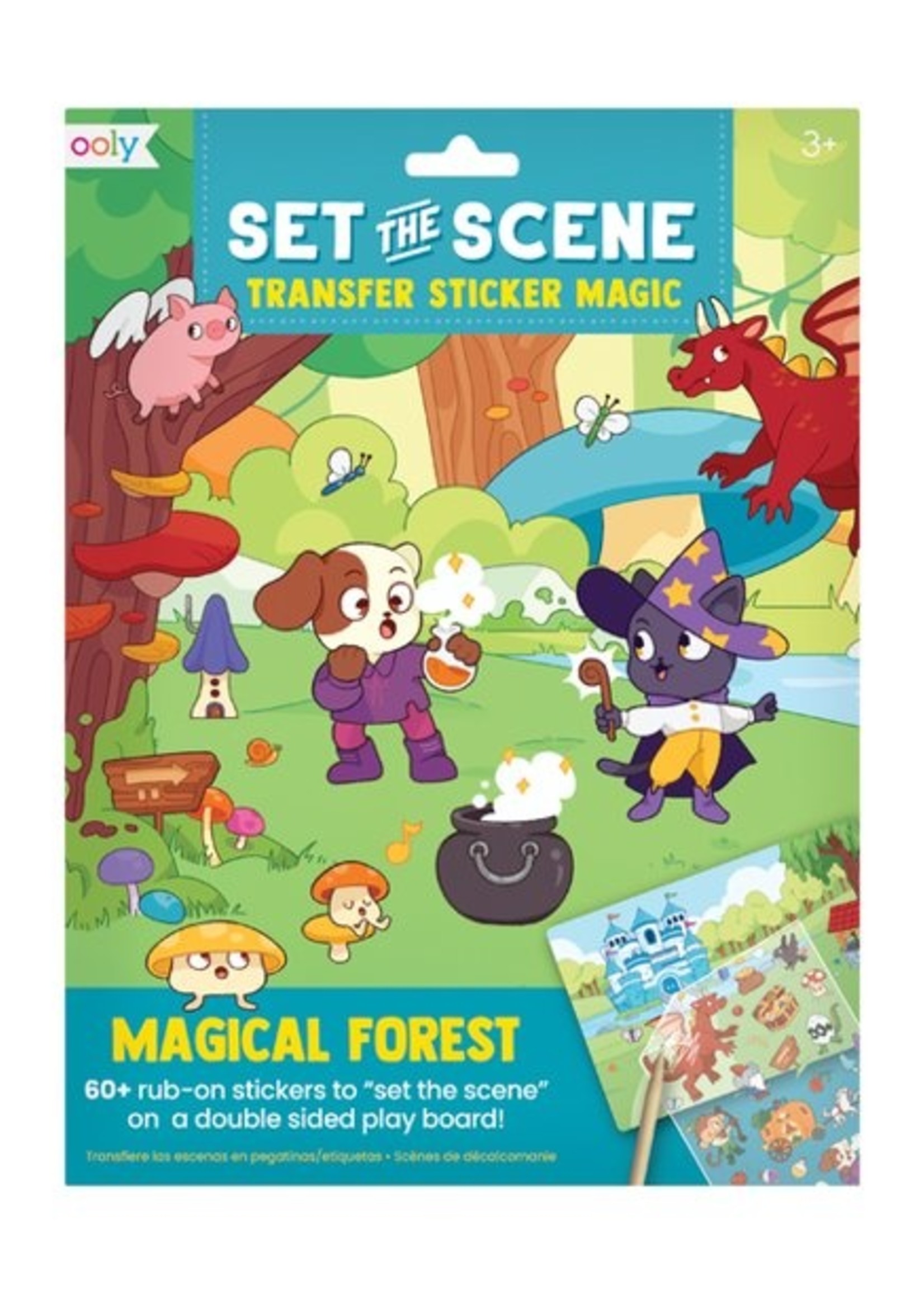 OOLY Set The Scene Transfer Stickers Magic - Magical Forest