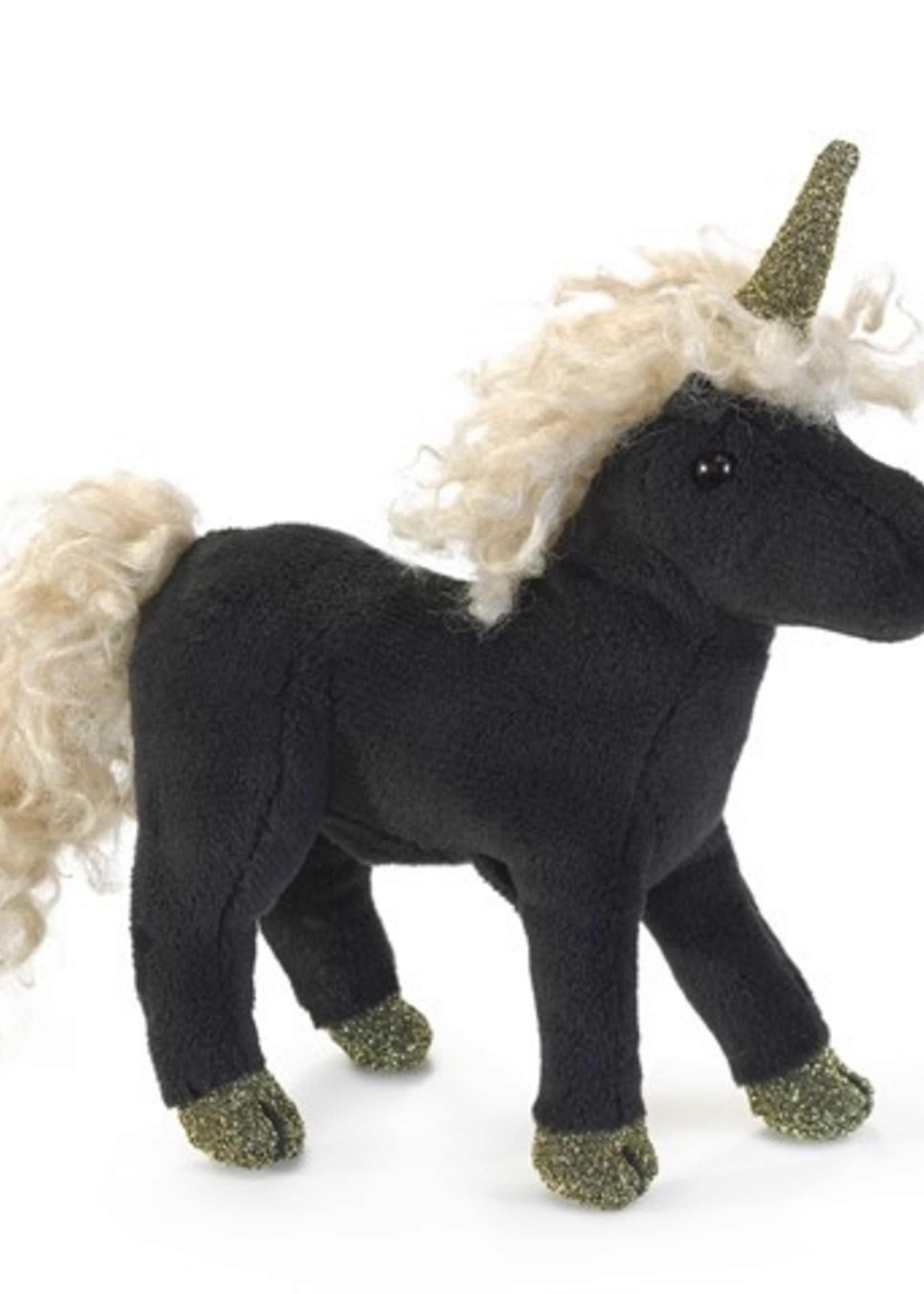 Folkmanis MINI UNICORN; BLACK