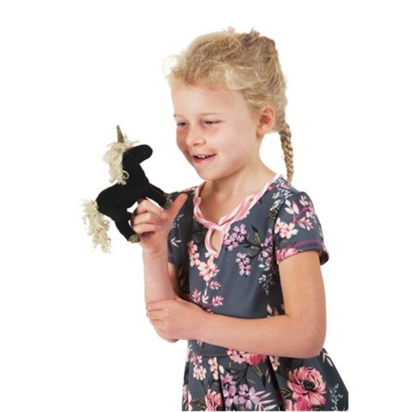 Folkmanis MINI UNICORN; BLACK