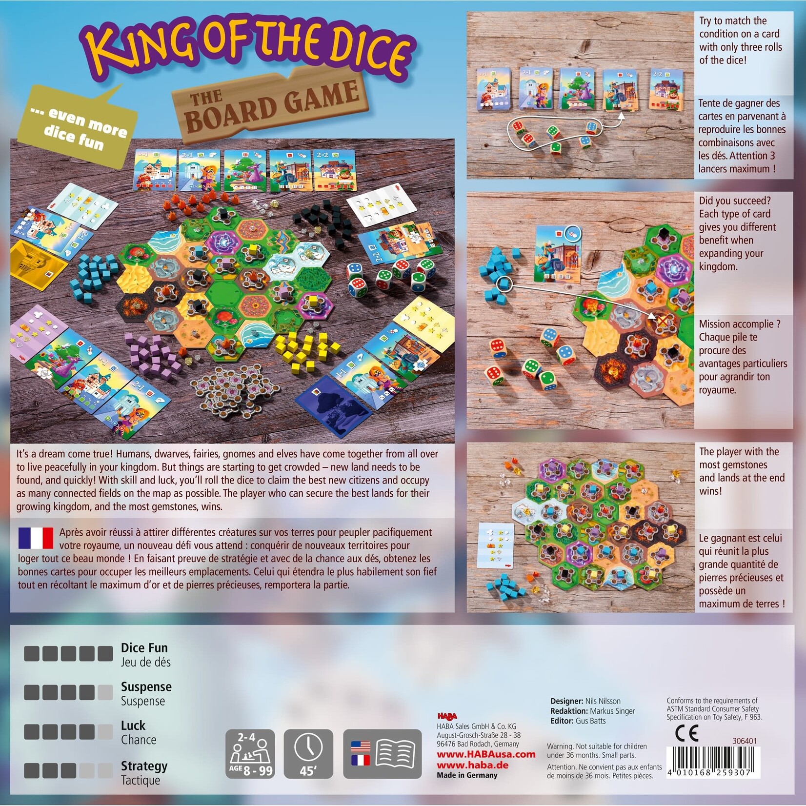King of the Dice Board Game