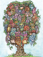 Starz Puzzles Cheri Lee Charlton Almost 60 Owls in Flat Sleeve: 8.1x10.8