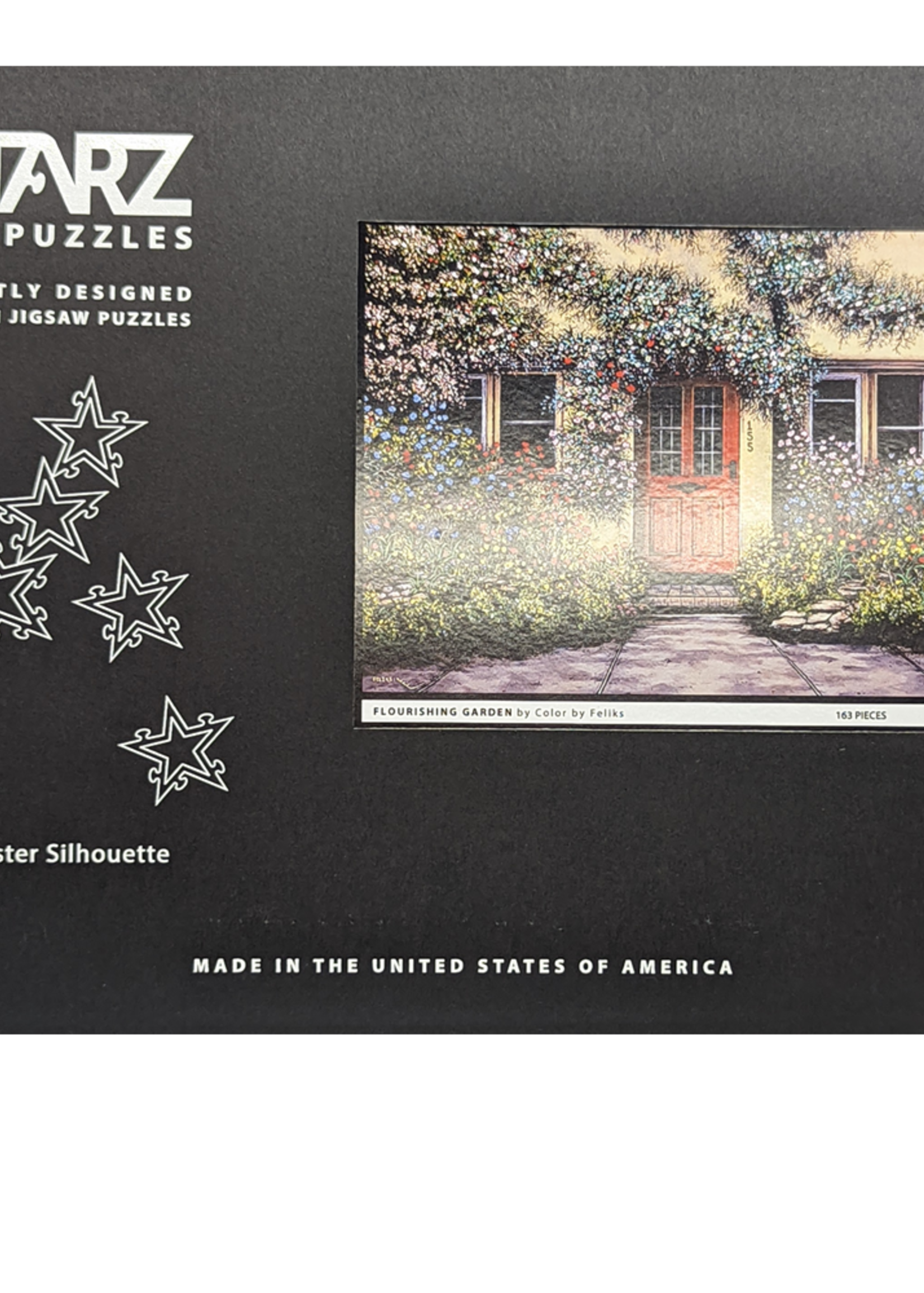 Starz Puzzles Carl Jacobson Frank Lloyd Wright's Waterfall in Hardwood Box: 12.375x15.3
