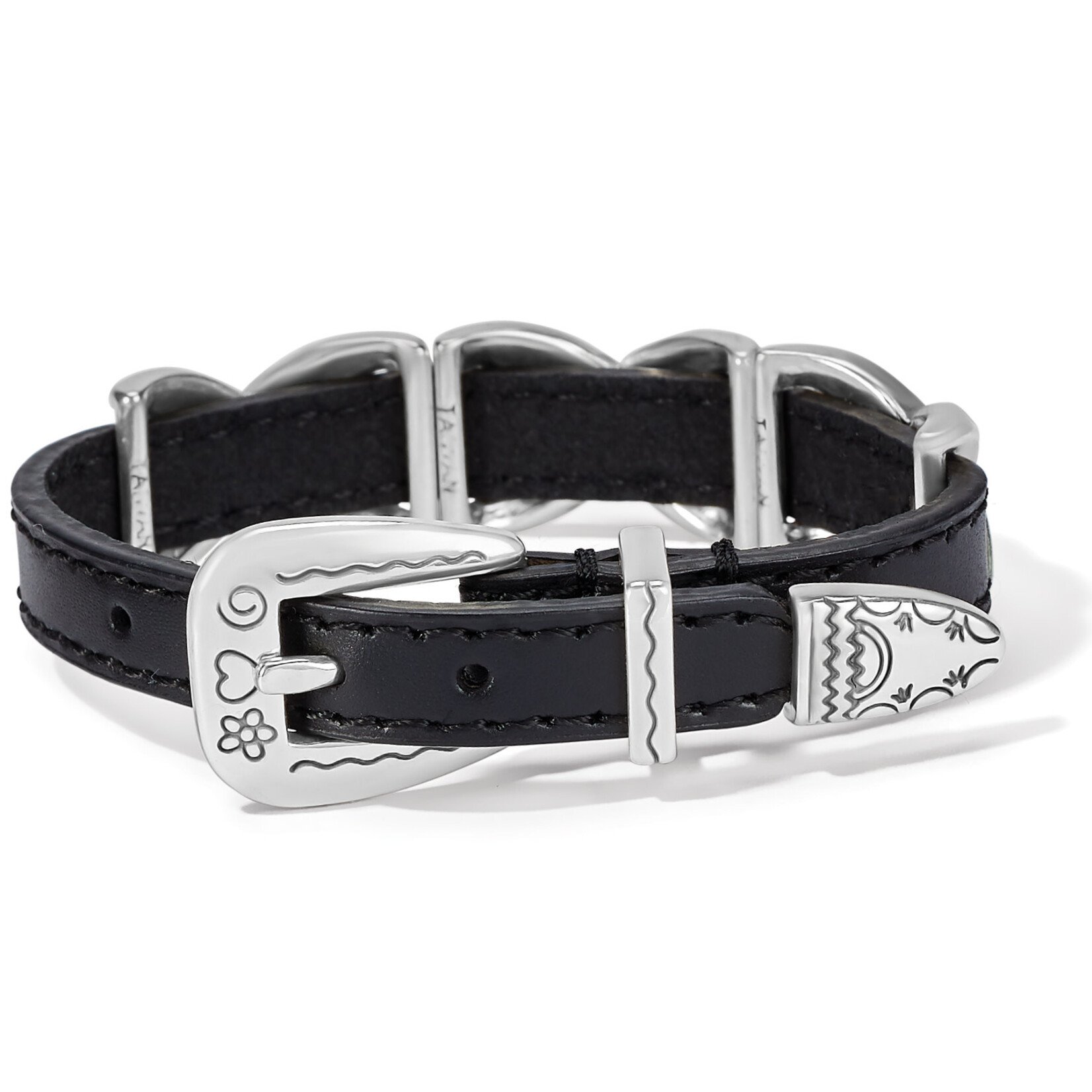 Brighton Kriss Kross Etched Bandit Bracelet