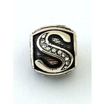 Brighton ABC Alpha Bead S: silver