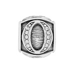 Brighton ABC Alpha Bead O: silver