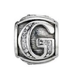 Brighton ABC Alpha Bead G: silver