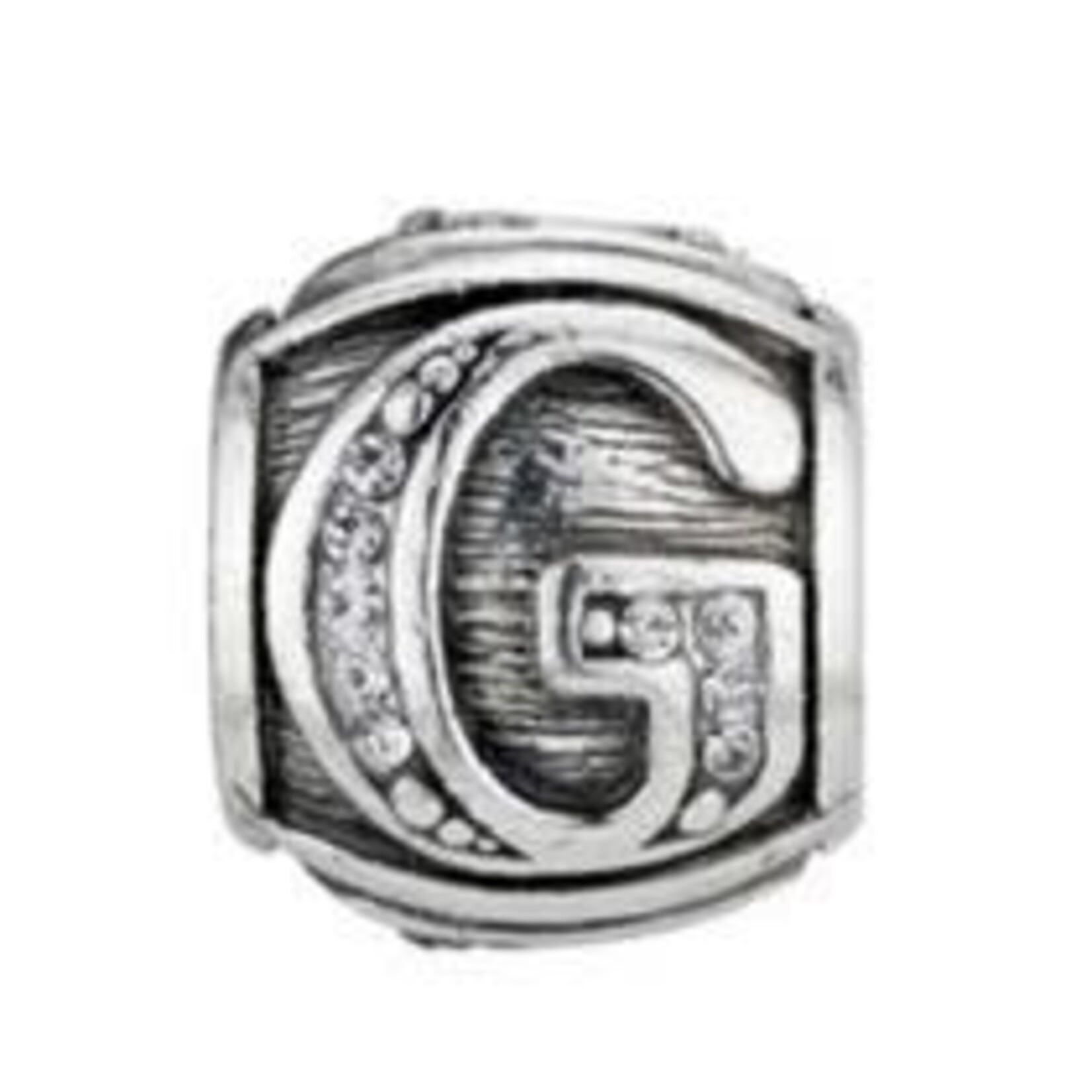 Brighton ABC Alpha Bead G: silver