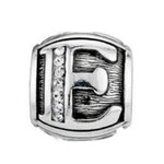 Brighton ABC Alpha Bead E: silver