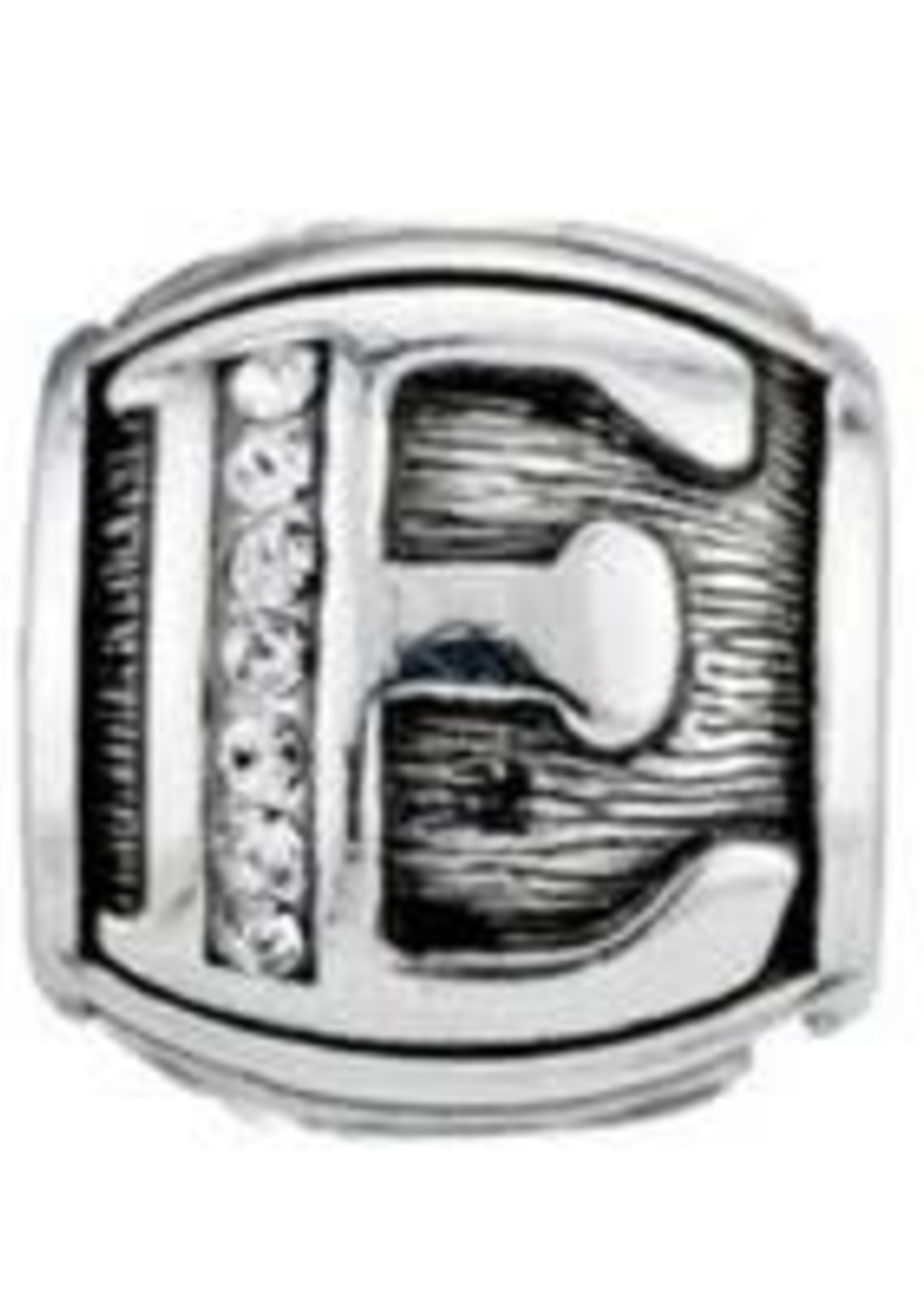 Brighton ABC Alpha Bead E: silver