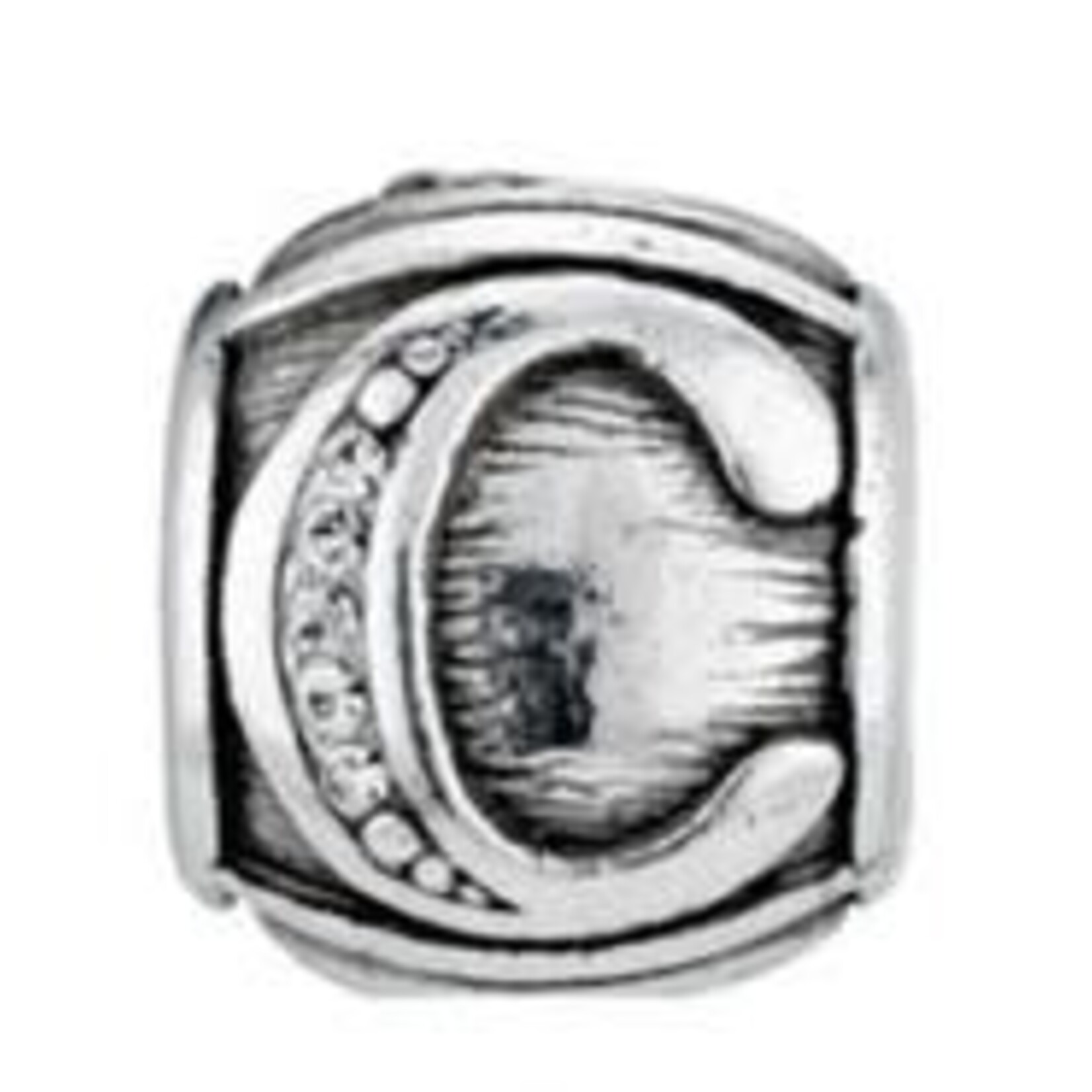 Brighton ABC Alpha Bead C: silver