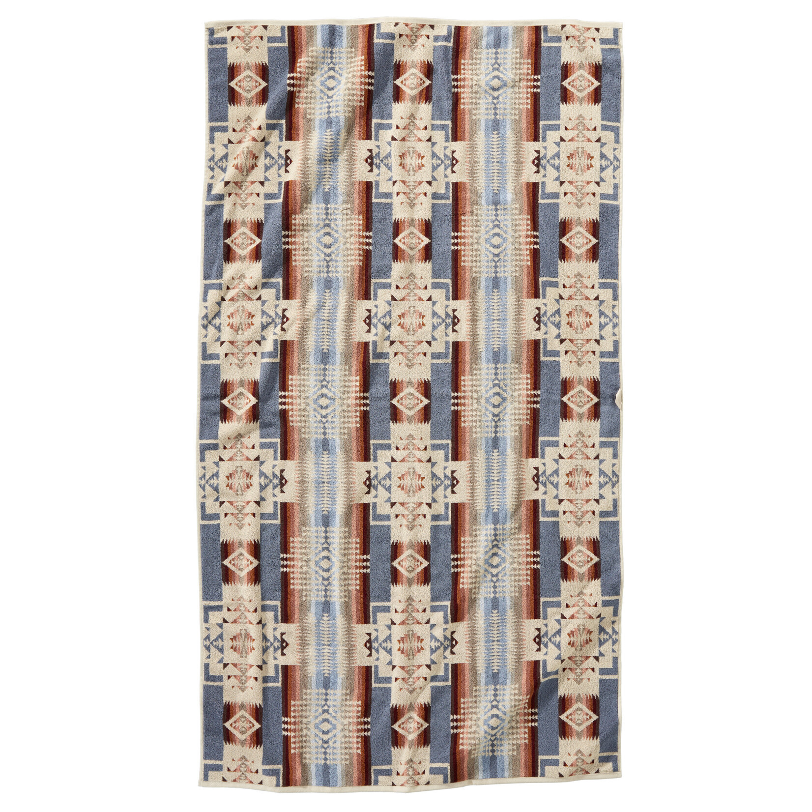 Pendleton Oversized Jacquard Spa Towel: Chief Joseph Rosewood
