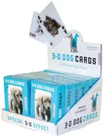 Kikkerland Design Inc DOGS 3D PLAYING CARDS