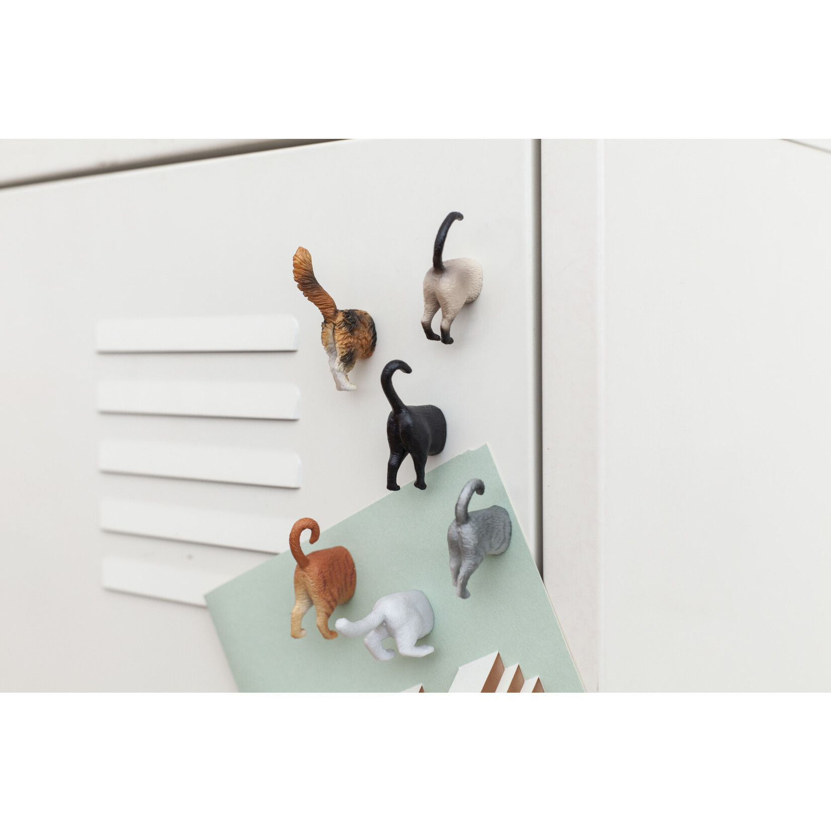 Kikkerland Design Inc BUTT MAGNETS CAT S/6