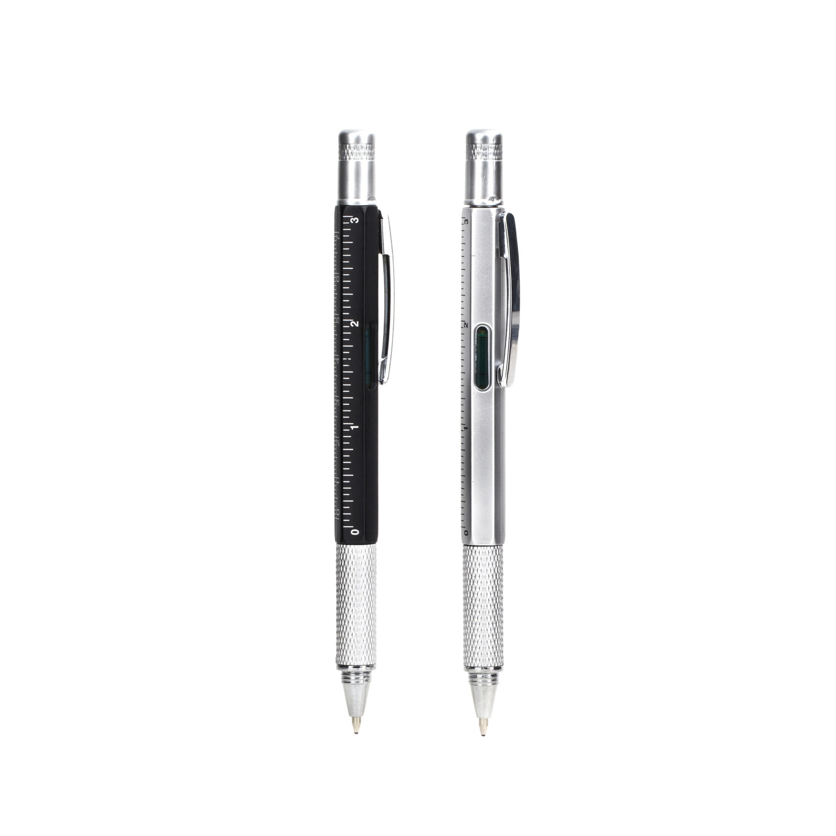 Kikkerland Design Inc PEN MULTI FUNCTION BLACK/SILVER