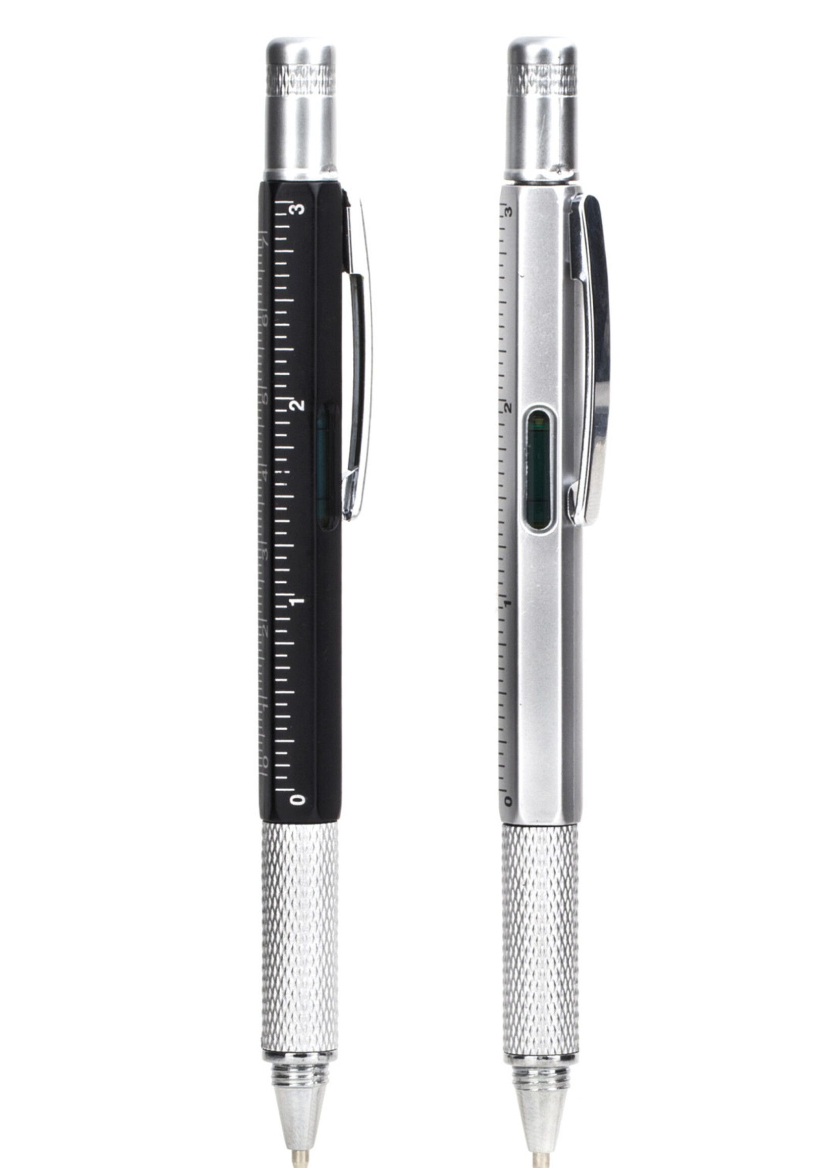 Kikkerland Design Inc PEN MULTI FUNCTION BLACK/SILVER