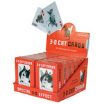 Kikkerland Design Inc CATS 3D PLAYING CARDS