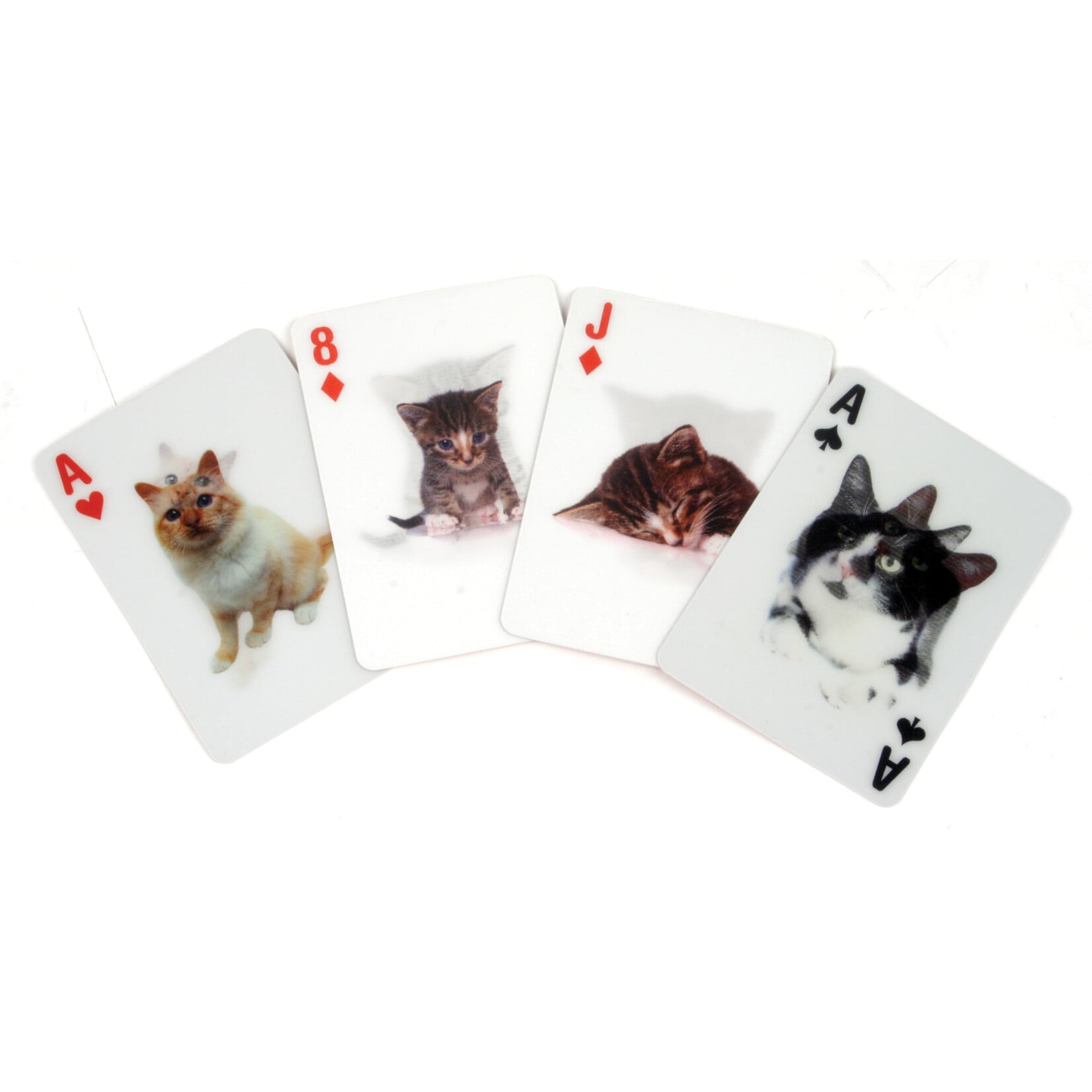 Kikkerland Design Inc CATS 3D PLAYING CARDS