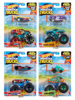 Matell Hot Wheels: Monster Truck: Truck & Car Promo Ast (8)