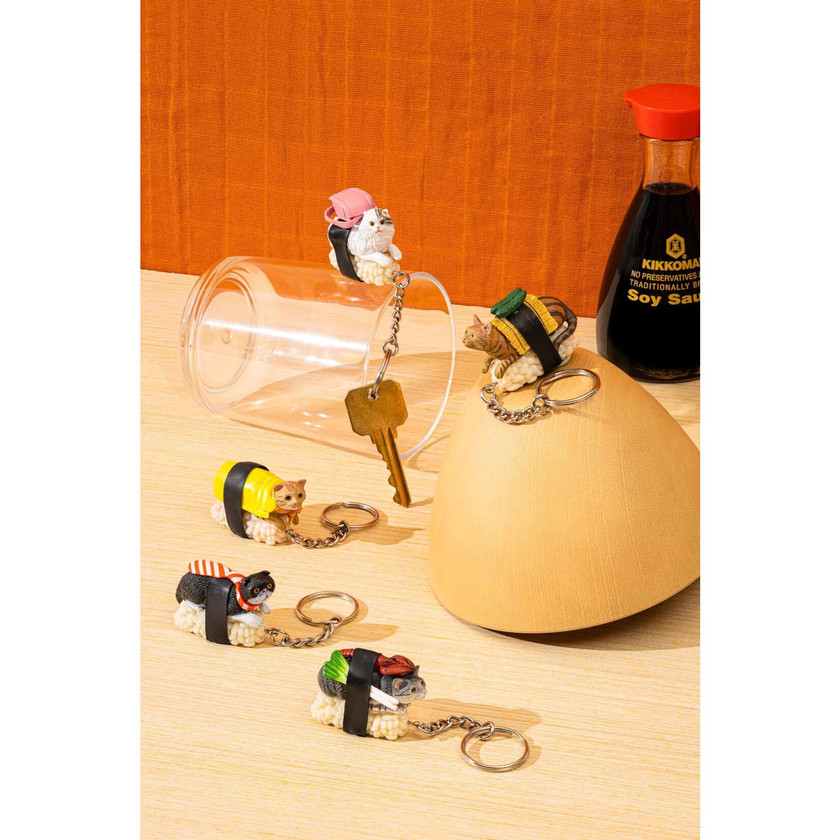 Kitan Club Sushi Cat (Nekozushi) Keyring Blind Box  Vol.1