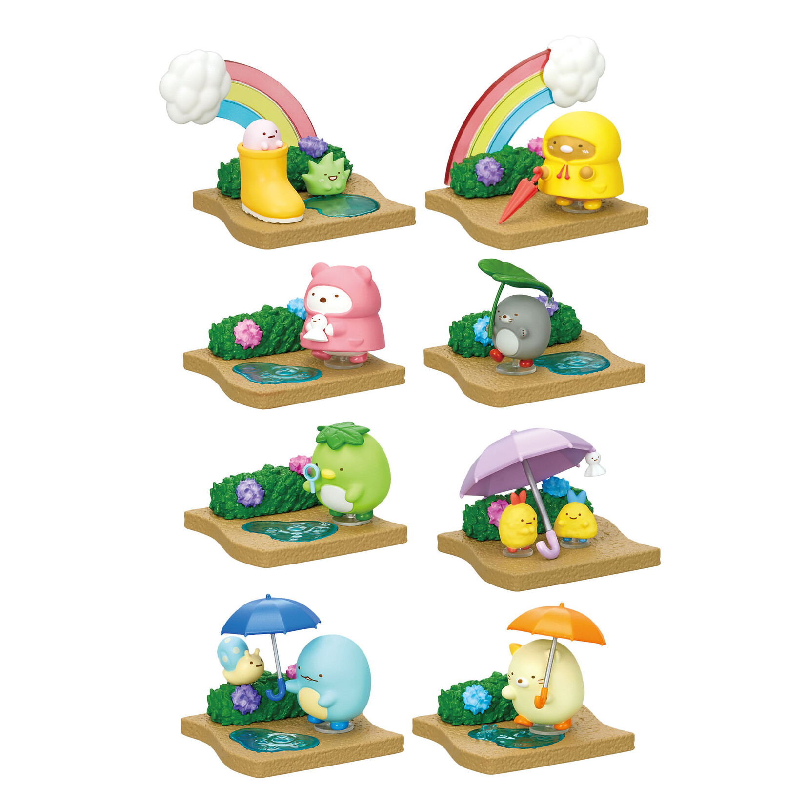 Re-Ment Sumikkogurashi Walking on a Rainy Day Blind Box