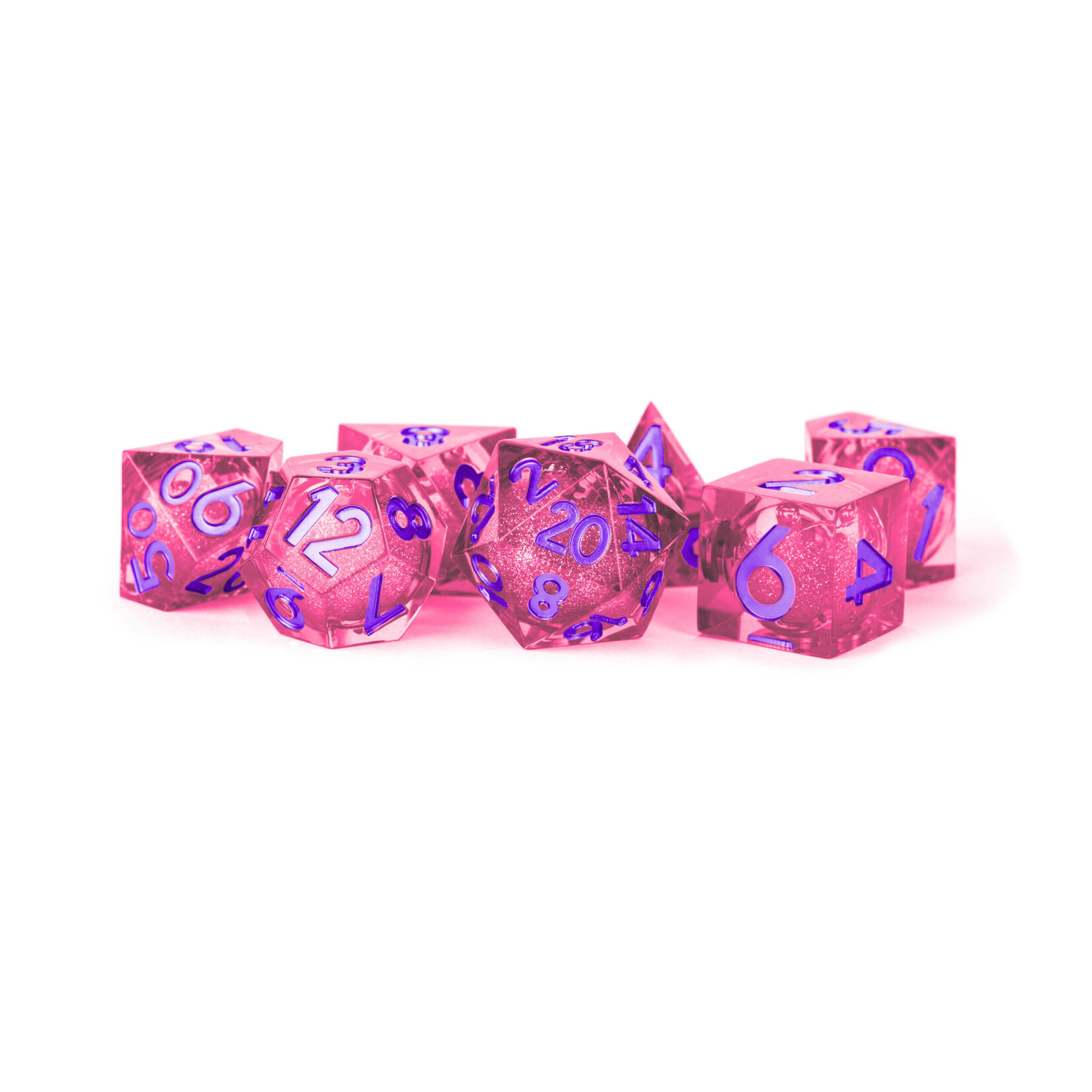 FanRoll Elixir Liquid Core Dice Set: Paralytic Love - d20