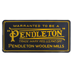 Pendleton Vintage Logo Wall Sign: Vintage Logo