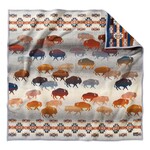 Pendleton Napped Jacquard Throw: Prairie Rush Hour Grey