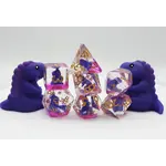 Foam Brain Games Purple T-Rex RPG Dice Set