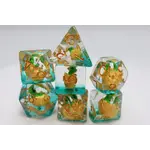 Foam Brain Games Green Dragon Hatchlings RPG Dice Set