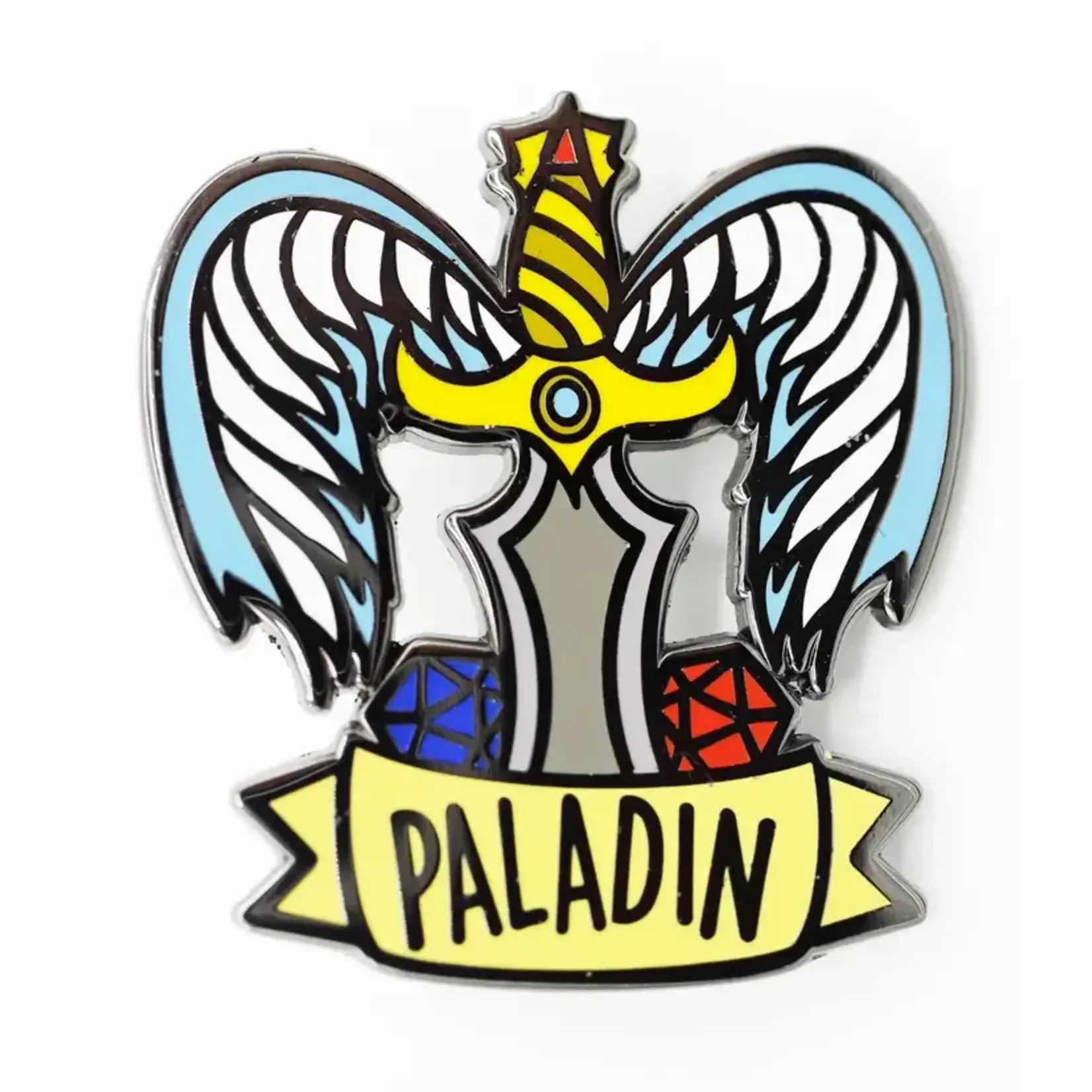 Foam Brain Banner Class Pin - Paladin