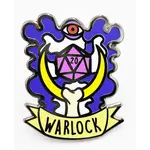 Foam Brain Games Banner Class Pin - Warlock