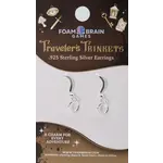 Foam Brain Traveler's Trinkets: Sterling Silver Earrings