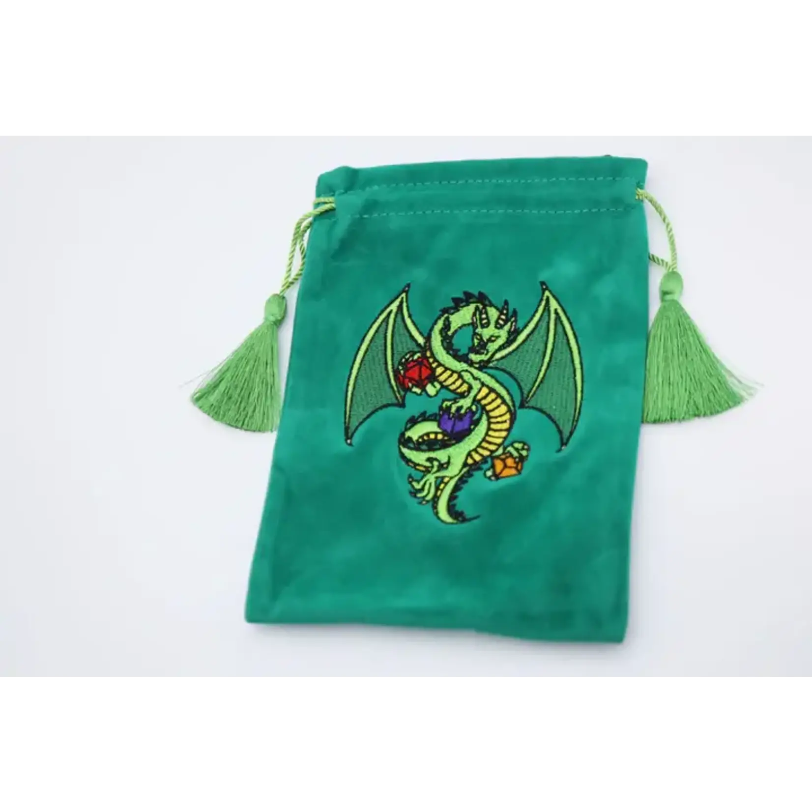 Foam Brain Dice Bag - Green Dragon