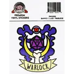 Foam Brain Banner Class Sticker: Warlock