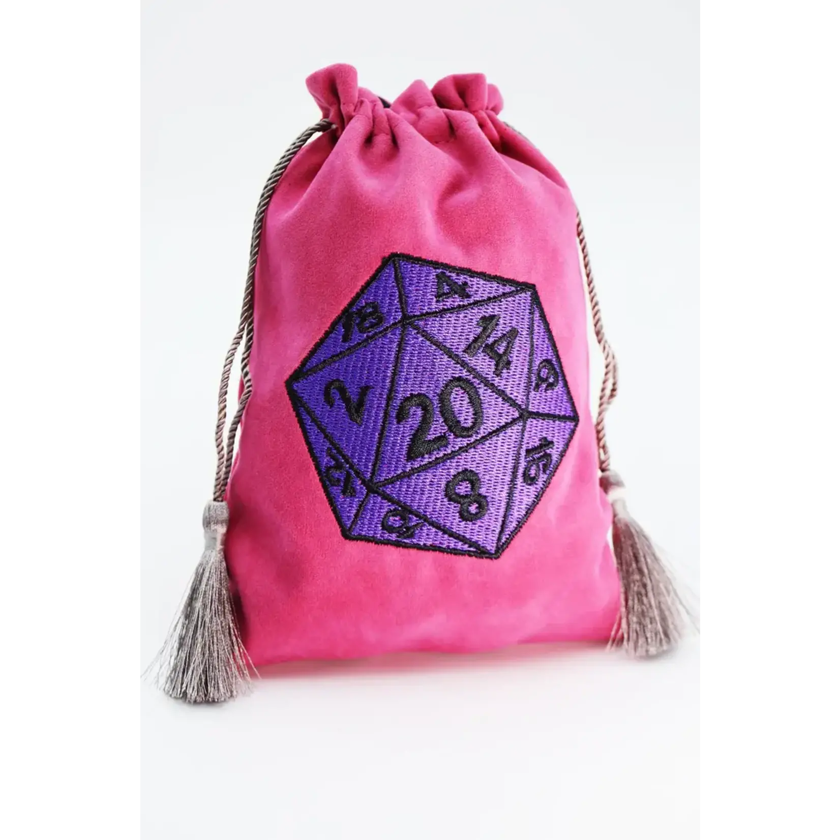 Foam Brain Dice Bag - Purple D20