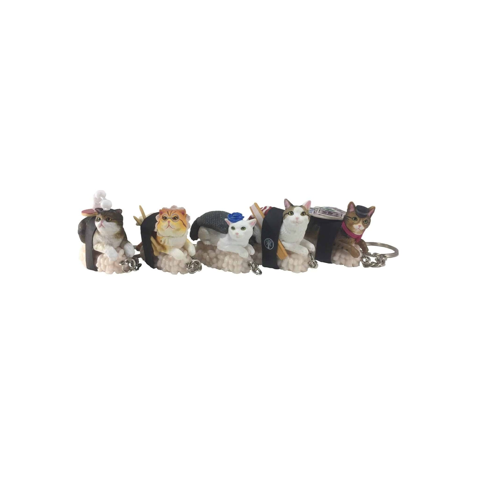 Clever Idiots Sushi Cat (Nekozushi) Keyring Blind Box Vol.2