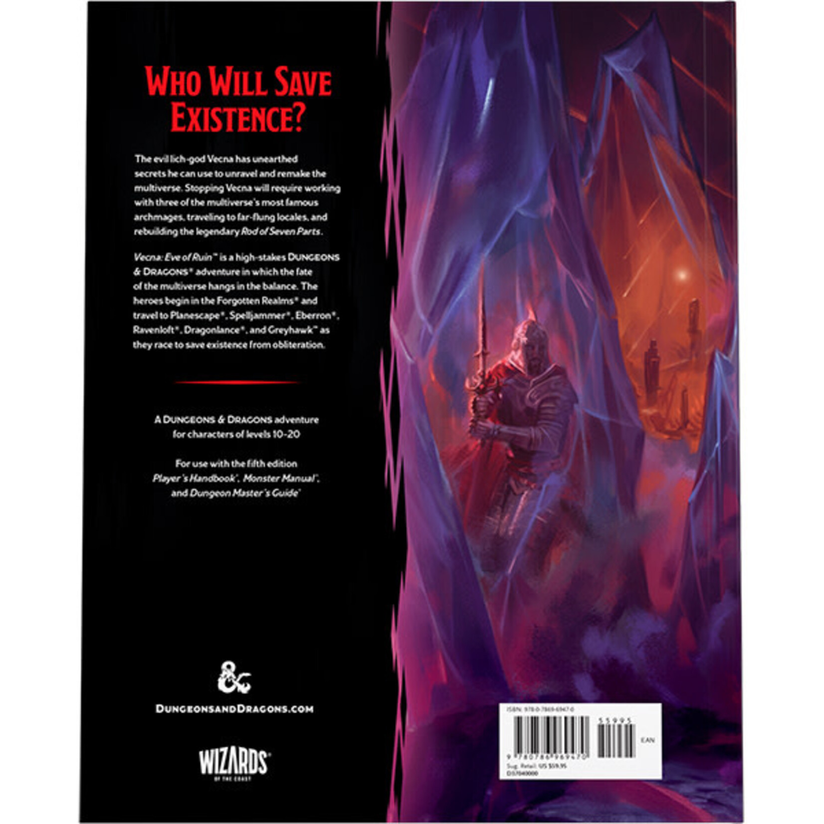 Wizards of the Coast D&D, 5e: Vecna - Eve of Ruin