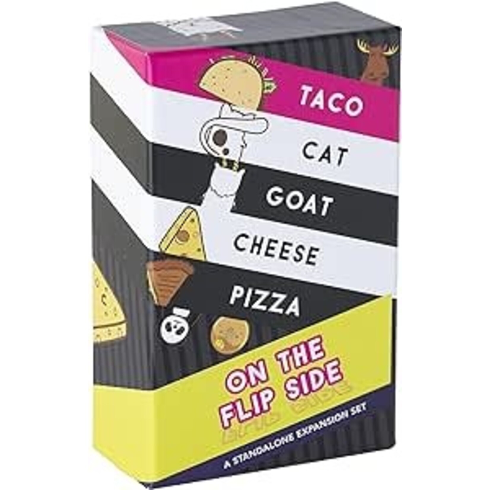 Dolphin Hat Games On the Flip Side: Taco Cat Goat Cheese Pizza Standalone Expansion