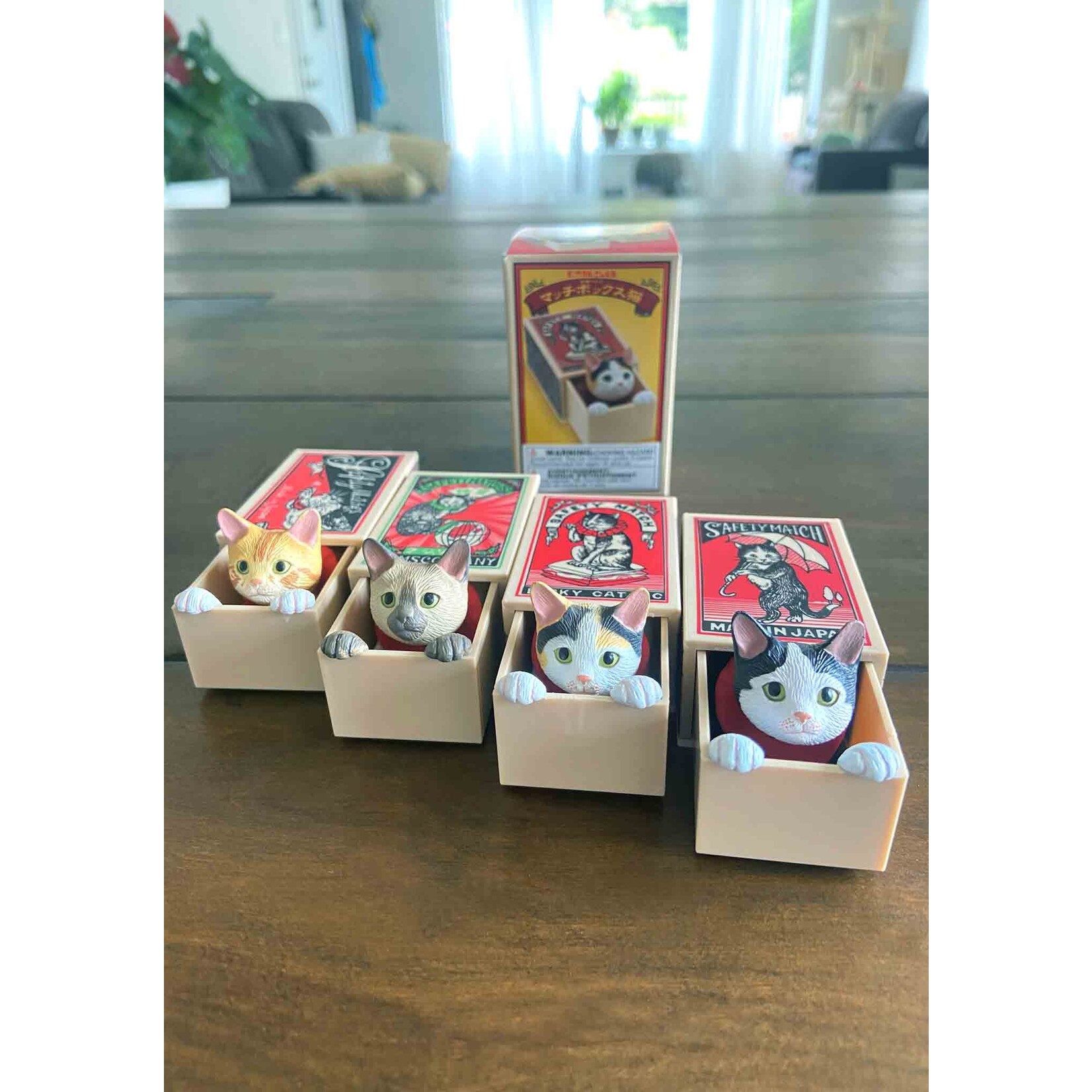Kitan Club Cat Peek Matchbox Blind Box