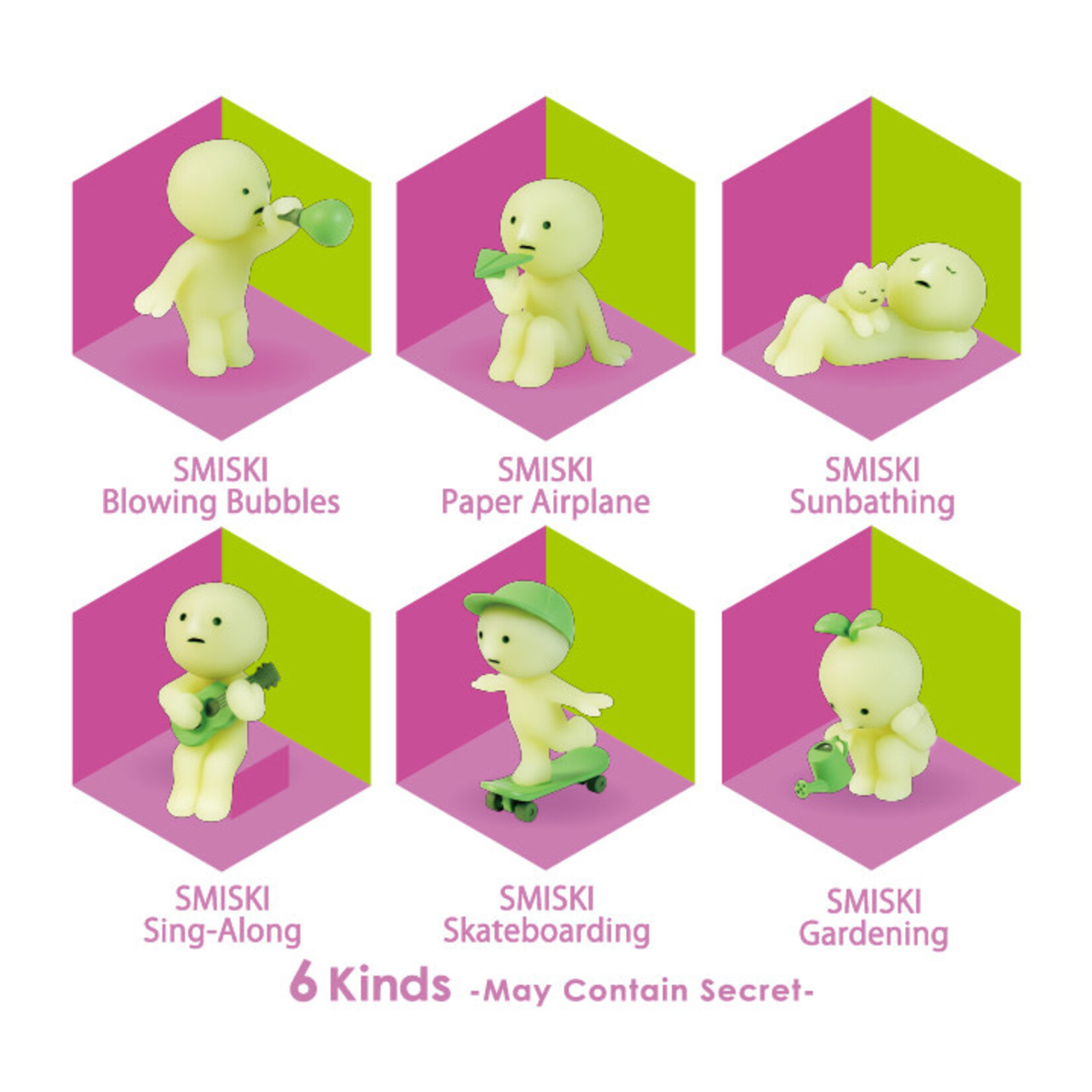 Dreams Smiski Mini Figure SUNDAY Series