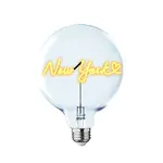 Message in the Bulb Bulb: Love New York - Amber