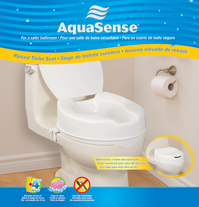 AQS-Aquasense AquaSense On-Floor Toilet Safety Frame