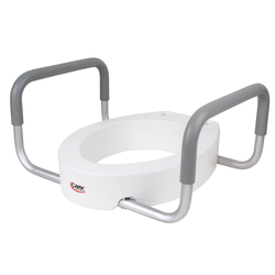 CRX-Carex Carex 3.5" Toilet Seat Elevator w/Handles Elongated