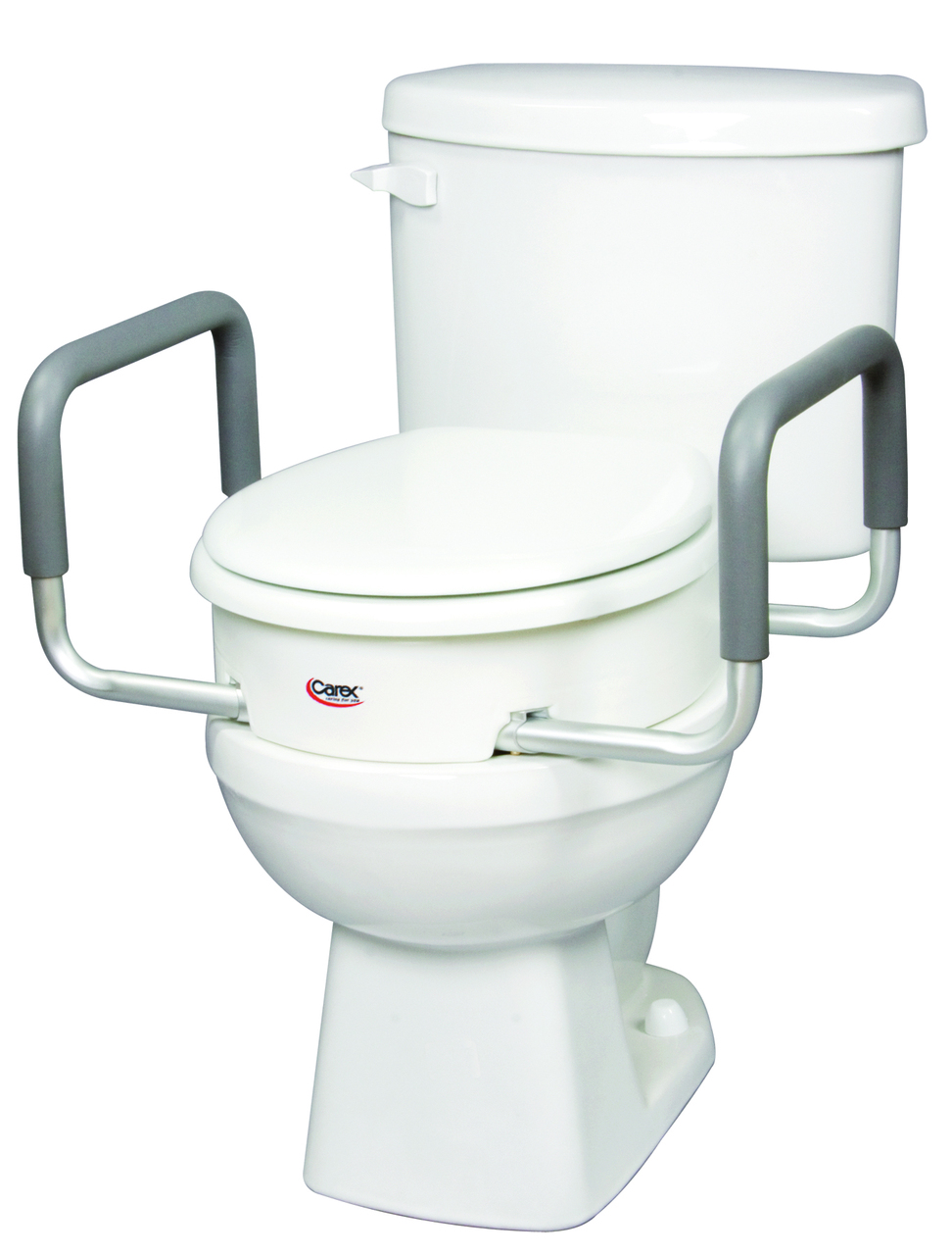 CRX-Carex Carex 3.5" Toilet Seat Elevator w/Handles Elongated