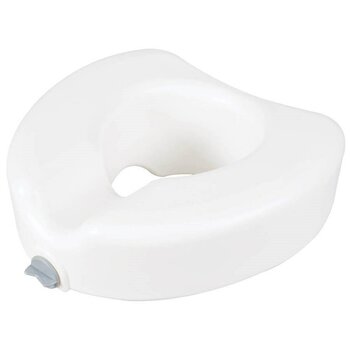 CRX-Carex Carex 5" EZ Lock Raised Toilet Seat (fits most elongated & standard bowls)